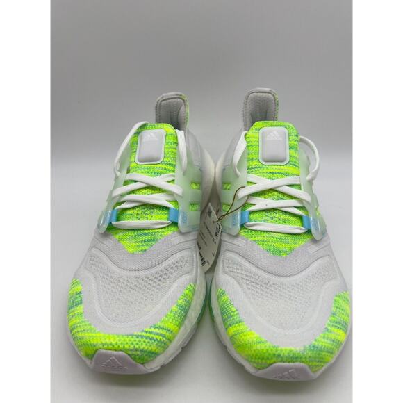 Adidas Ultraboost 22 Running Women's White Bliss Blue Volt GX5926 Size 7.5 NWT - Picture 6 of 12
